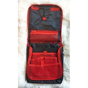 ESPN The Magazine Messenger Tool Travel Bag Black/Red 10"